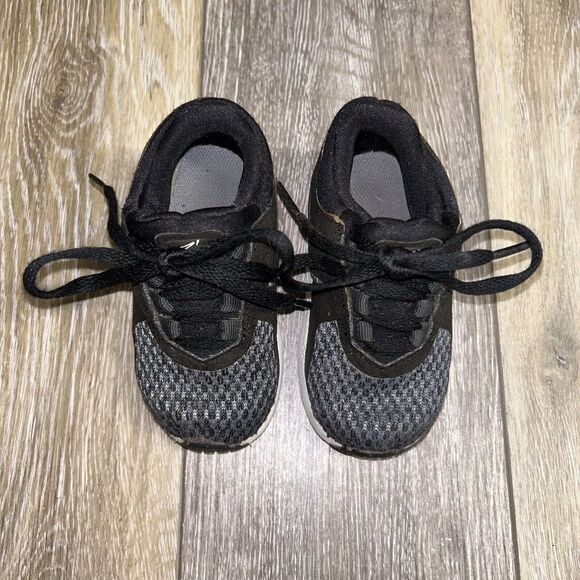 Nike Air Max Zero SE (TD) Black Gray Infant Youth US Size 6C - 922922-004 Shoes - Picture 4 of 11